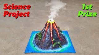 Volcano working model | Best and easy science project 2025