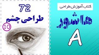 How to Drawing & shading Eye  pencil drawing tutorial ️ Hatching drawing book [ page 72]