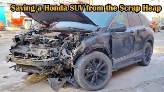 Don't Scrap It, Fix It! Honda SUV Front Crash Repair Secrets Revealed!