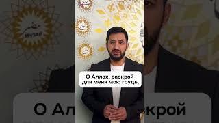 Дуа пророка Мусы (мир ему) #учеба #дуа #ислам #намаз #джума #мусульманин