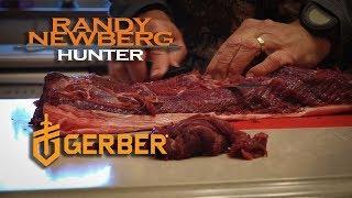 Processing some Moose Meat with Randy Newberg, Hunter