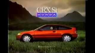 1988 Honda CRX SI Commercial