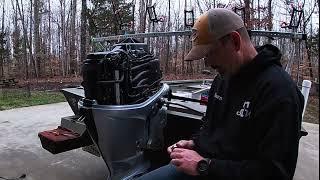 How To Change Oil, Honda Outboard Motor (60hp)