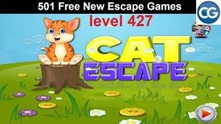 [Walkthrough] 501 Free New Escape Games level 427 - Cat escape - Complete Game