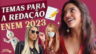 TEMAS PARA A REDAÇÃO DO ENEM 2023! ️