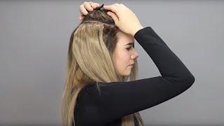 How to put on and wear clip-on hair extensions