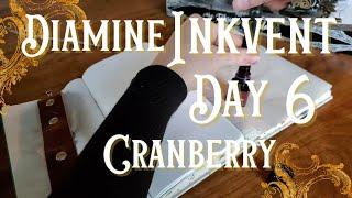 Day 6 of Inkvent! Cranberry Fountain Pen Ink