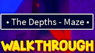 The Depths Maze Walkthrough (Rod Of The Depths) in FISCH!