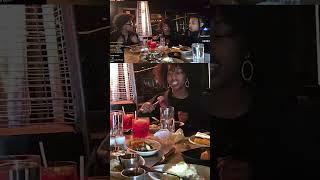 Tee Tee Left The Dinner After She Caught Aries Flirting With Their Waitress 