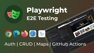 Master Playwright | Typescript | E2E Testing |  Auth, Maps, CRUD, GitHub Actions