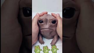 Sad frog #clay #frog