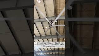 The normal size of industrial ceiling fans #DHOOindustrialceilingfan