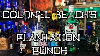 Colonel Beach's Plantation Punch (Tiki Fizzy Punch) - Tiki Tuesday & Fall of Fizz