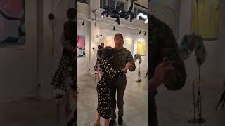 You NEED to try this! Argentine tango at the ArtDepoo gallery, Tallinn. Milonga Tango keset kunsti.