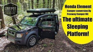 Honda Element Camper conversion Sleeping platform by Freeway camper kit!