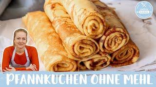 Pfannkuchen ohne Mehl ‍ | Einfaches Grundrezept mit Quark | Einfach Backen