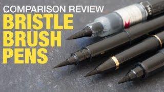 Brush Pens with Bristles (Comparison Review)