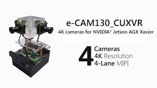 Four 4K Camera Board for NVIDIA Jetson AGX Xavier | e-CAM130_CUXVR | e-con Systems