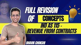 IND AS 115 REVENUE FROM CONTRACTS WITH CUSTOMERS | CA FINAL | FR & AFM BY BHAVIK CHOKSHI