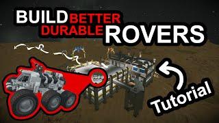 Build Durable Rovers: Space Engineers Tutorial, Build, & Test