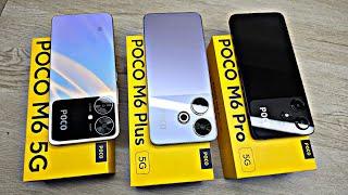 Poco M6 Plus 5G vs Poco M6 Pro 5G vs Poco M6 5G - Which Should You Buy ?