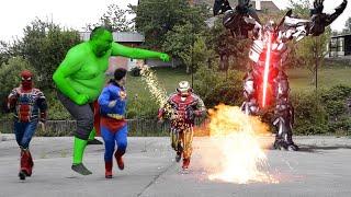 Superheroes VS Transformers