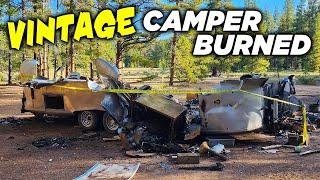 The Day We Found a Burned Airstream Camper