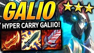 GALIO HYPER CARRY BUILD in TFT Ranked! - Best Comps | TFT Patch 14.17 | Teamfight Tactics Guide