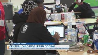 Hackathon lets Central Ohio kids learn coding