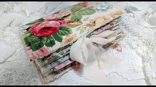 Lovely Vintage Style  Floral Journal