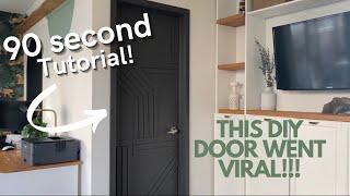 My most VIRAL DIY || DIY interior door || Door trailer