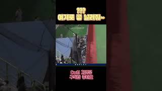 ???: 여기로 공 날려줘~