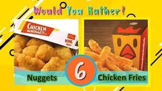 Would you Rather?  Fast Food Edition | Yummy Brain Break | Fast Food Workout | PhonicsMan Fitness