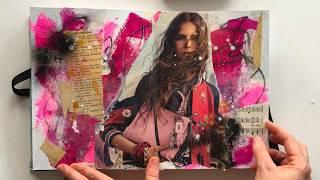 Get Messy Art Journal Season of Colour Journal FlipThrough