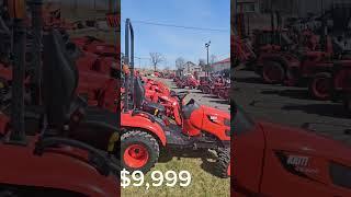 Hoover's features Kioti CS2210 tractor starting at $9,999! Call or text the sales team 570-966-3821