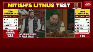 Bihar Assembly: Nitish Kumar Slams Opposition And Nitish Kumar | Bihar Floor Test