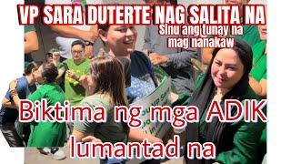 VP SARA  DUTERTE  HINARAP ANG MGA DDS SUPPORTER’s YUMI SANTIAGO  YINAKAP NI VP SARA!