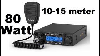 Radioddity QT80 AM/FM/SSB/CW 80 WATT Ham + CB RADIO + DX test