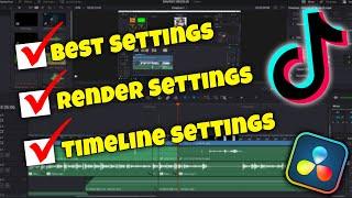 Best Tiktok Settings in Davinci Resolve 17 (2022)