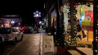 Port Perry at Christmas Time - Greater Toronto Area - Ontario, Canada