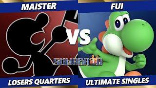 Sumabato 51 TOP 8 - Fui (Yoshi) Vs. Maister (Game & Watch) Smash Ultimate - SSBU