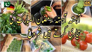 Ramadan ki tayri karte he Start/ Aj to Sara din kitchen me hi lag gia#food #dailyvlog