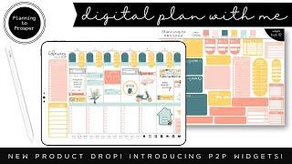 NEW PRODUCT DROP! Introducing WIDGETS!  | Digital Plan With Me | iPad & Goodnotes |