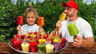 I Made Delicious Fruit Ice on Sticks with Endless Variety of Flavors! All Natural Summer Treats