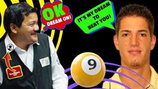 Very Confident German Player Thinks He Can OUTSMART THE GOAT EFREN BATA REYES!