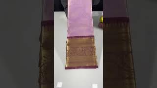 Pure kanjeevaram soft silk₹2300+& #saree #stylishblousedesignforsaree