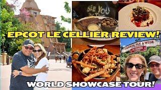 Epcot Le Cellier Review!  World Showcase Tour! Les Halles Boulangerie & Patisserie!