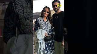 VICKY KAUSHAL, SONAKSHI SINHA WITH HUSBAND SPOTTED AT AIRPORT