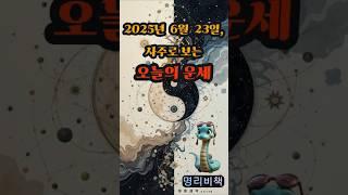 2025년 6월 23일, 사주로 보는 오늘의 운세 #사주 #6월23일 #로또 #운세 #2025년 #재물운 #일간 #사주팔자 #연애운 #신년운세 #띠