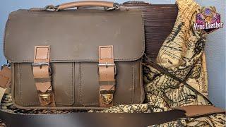 [Leathercraft] Making a  Leather Travel Bag/ Briefcase/ Messenger Bag | Vrnc Leather Crafts